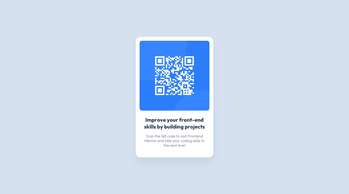 projet Frontend Mentor qr code component